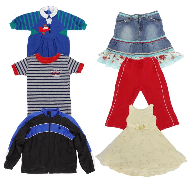Kids Mixed Clothes Modern Y2K Vintage Branded